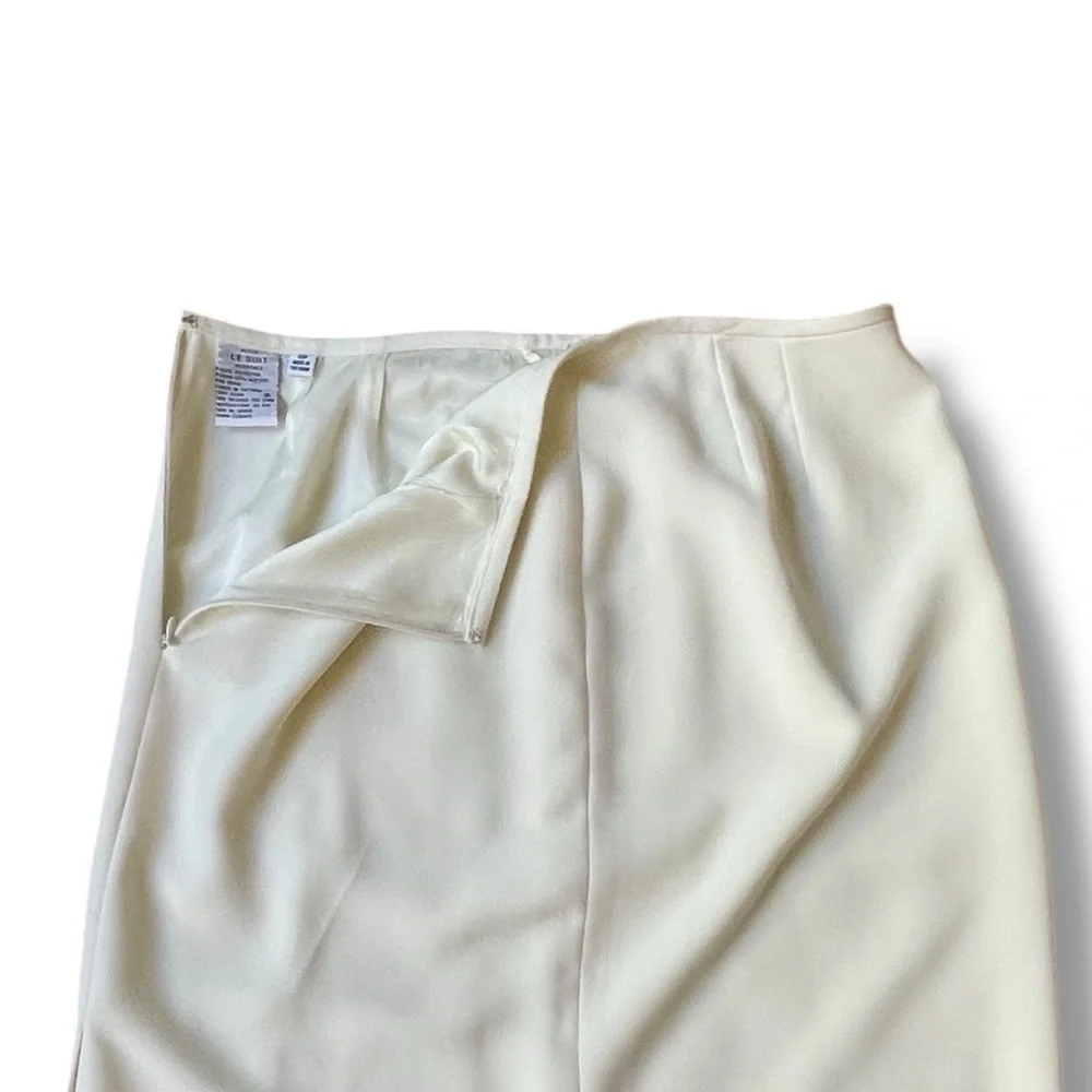Le Suit Ivory Skirt size 10P - Picture 6 of 7